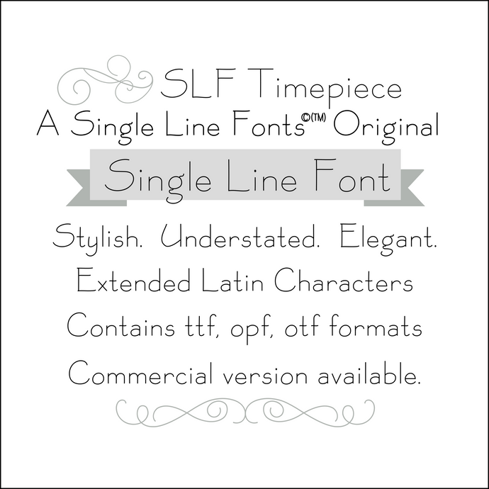 Single Line Font 