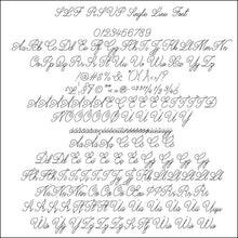 Load image into Gallery viewer, Single Line Font &quot;SLF RSVP&quot;