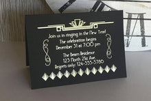Load image into Gallery viewer, singlelinefont slf art deco font for cardmaking glowforge, signs, and more