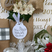 Load image into Gallery viewer, svg christmas gift tags set for foil quill and pen tools glowforge style writing script inline 