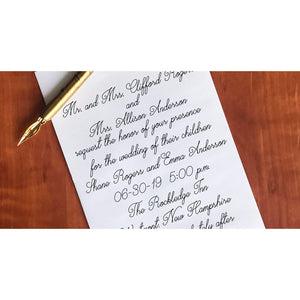 Single Line Font "SLF RSVP"